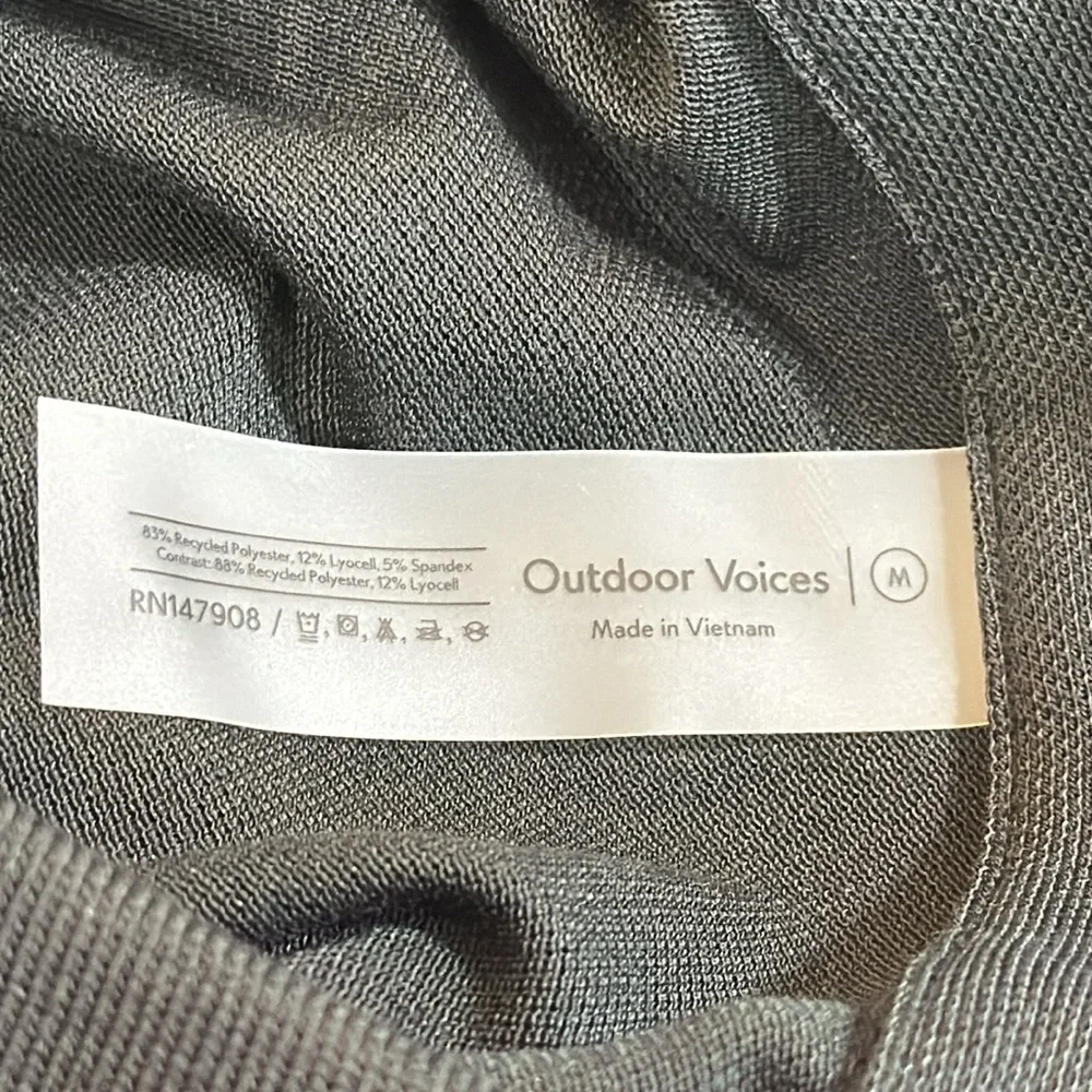 Outdoor Voices Birdie Polo Shirt Women's M Black NWT‎ - Picture 10 of 13